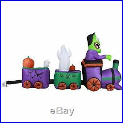 10 ft Long Runaway Graveyard Train Halloween Inflatable