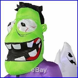 10 ft Long Runaway Graveyard Train Halloween Inflatable