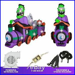 10 ft Long Runaway Graveyard Train Halloween Inflatable