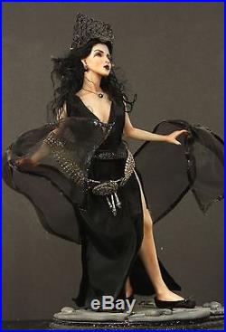 12 Sultry Witch Queen Hand Sculpted Polymer Clay OOAK Doll