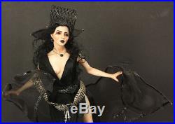 12 Sultry Witch Queen Hand Sculpted Polymer Clay OOAK Doll