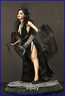 12 Sultry Witch Queen Hand Sculpted Polymer Clay OOAK Doll