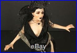 12 Sultry Witch Queen Hand Sculpted Polymer Clay OOAK Doll