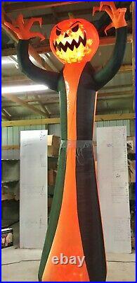 12ft Gemmy Airblown Inflatable Prototype Halloween Pumpkin Reaper #73377