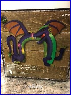 14 FT HUGE DRAGON ARCHWAY Lighted Yard Airblown Inflatable Halloween