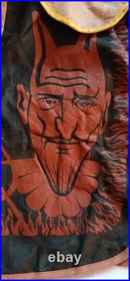 1920s Red Devil Costume Vintage Set Halloween Attire 1930s Antique Early Satan