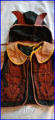 1920s Red Devil Costume Vintage Set Halloween Attire 1930s Antique Early Satan