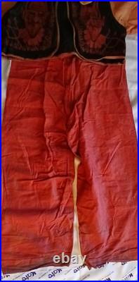 1920s Red Devil Costume Vintage Set Halloween Attire 1930s Antique Early Satan