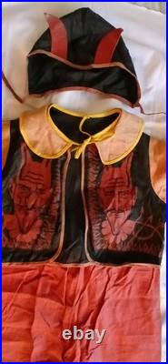 1920s Red Devil Costume Vintage Set Halloween Attire 1930s Antique Early Satan