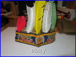 1927-28 Childs Native American Indian Halloween Costume-excellent 1927-28 Childs Native American Indian Halloween Costume-excellent