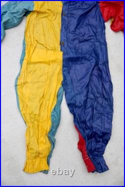 1930'S 40s Vintage Antique Halloween Clown Costume with hat Jumper Romper Kids 12