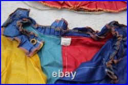 1930'S 40s Vintage Antique Halloween Clown Costume with hat Jumper Romper Kids 12