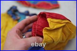 1930'S 40s Vintage Antique Halloween Clown Costume with hat Jumper Romper Kids 12