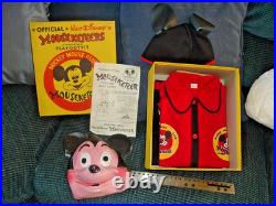 1950's Mickey Mouse Mouseketeers Costume Play Outfit NEW in Box Walt Disney 1950's Mickey Mouse Mouseketeers Costume Play Outfit NEW in Box Walt Disney