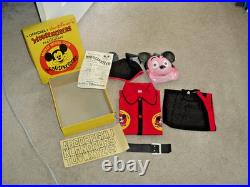 1950's Mickey Mouse Mouseketeers Costume Play Outfit NEW in Box Walt Disney 1950's Mickey Mouse Mouseketeers Costume Play Outfit NEW in Box Walt Disney