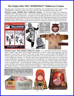 1950s BEN COOPER SPIDER-MAN HALLOWEEN COSTUME MASK BEFORE AMAZING FANTASY #15