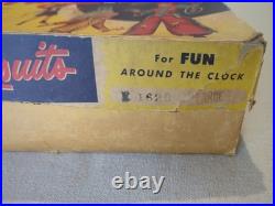 1950s Halco Playsuits Planet Patrol Costume & Alien Mask w Lights In Box RARE