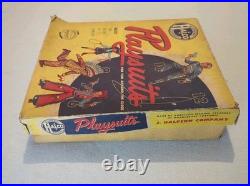 1950s Halco Playsuits Planet Patrol Costume & Alien Mask w Lights In Box RARE