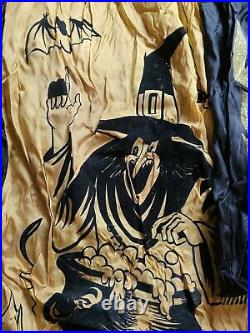 1950s VTG Collegeville Halloween Costume Witch Mask, Cape, Skirt Original Box