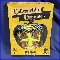 1950s/early 60s COLLEGEVILLE Witch Halloween Costume Complete UNUSED NOS