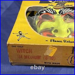 1950s/early 60s COLLEGEVILLE Witch Halloween Costume Complete UNUSED NOS