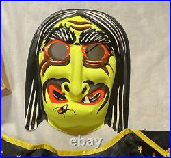 1950s/early 60s COLLEGEVILLE Witch Halloween Costume Complete UNUSED NOS 1950s/early 60s COLLEGEVILLE Witch Halloween Costume Complete UNUSED NOS