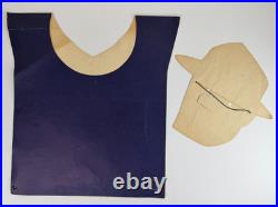 1953 Motorola TV Halloween Paper Costumes Dick Tracy & Orphan Annie Mask & Tunic