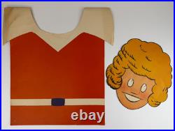 1953 Motorola TV Halloween Paper Costumes Dick Tracy & Orphan Annie Mask & Tunic