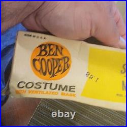 1960S Ben Cooper SPIDERMAN Halloween Costume & Mask Marvel Superhero Rare