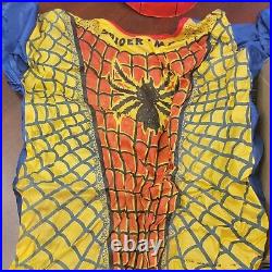 1960S Ben Cooper SPIDERMAN Halloween Costume & Mask Marvel Superhero Rare