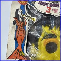 1960-70s Era Ben Cooper Groovie Goolies FRANKIE Mask & Costume Medium Withbox