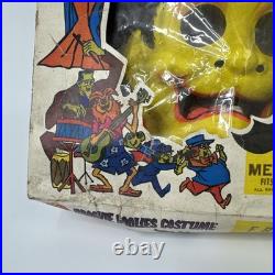 1960-70s Era Ben Cooper Groovie Goolies FRANKIE Mask & Costume Medium Withbox