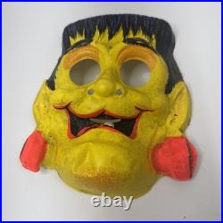 1960-70s Era Ben Cooper Groovie Goolies FRANKIE Mask & Costume Medium Withbox