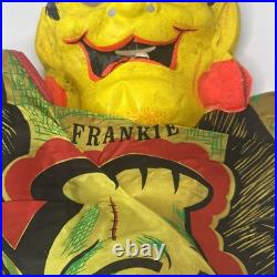 1960-70s Era Ben Cooper Groovie Goolies FRANKIE Mask & Costume Medium Withbox