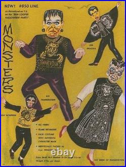 1960's DRACULA COSTUME Ben Cooper Small