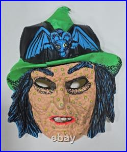 1960's Halloween Masks Lot of 4 Witch Pirate Hobo Lady's Face U215c 1960's Halloween Masks Lot of 4 Witch Pirate Hobo Lady's Face U215c