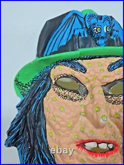 1960's Halloween Masks Lot of 4 Witch Pirate Hobo Lady's Face U215c 1960's Halloween Masks Lot of 4 Witch Pirate Hobo Lady's Face U215c