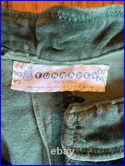 1960's Peter Pan Robin Hood Vintage Costume Made By Funhaven Inglewood, CA