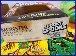 1960's SPOOKY SPOOKS Monster HALLOWEEN COSTUME Collegeville Ben Cooper NECA