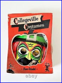 1960's SPOOKY SPOOKS Witch HALLOWEEN COSTUME Collegeville Ben Cooper NECA