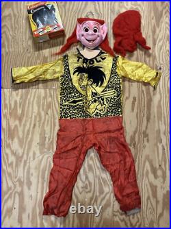 1960s TROLL DOLL Halloween Costume COLLEGEVILLE Thomas Dam style FLOCKED HAIR
