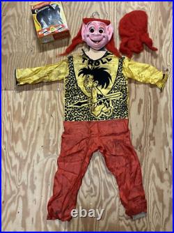 1960s TROLL DOLL Halloween Costume COLLEGEVILLE Thomas Dam style FLOCKED HAIR