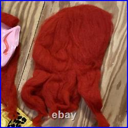 1960s TROLL DOLL Halloween Costume COLLEGEVILLE Thomas Dam style FLOCKED HAIR