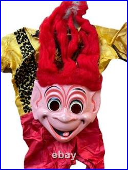 1960s TROLL DOLL Halloween Costume, Mask & Wig COLLEGEVILLE Thomas Dam