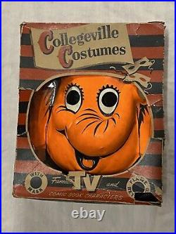 1960s TWINKLES Halloween Costume Collegeville GENERAL MILLS Cereal Box Medium