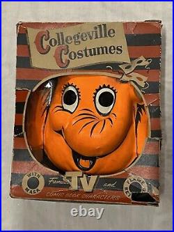 1960s TWINKLES Halloween Costume Collegeville GENERAL MILLS Cereal Box Premium