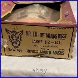 1962 MR ED TALKING HORSE Halloween Costume with Moving Mouth! BEN COOPER TV Show