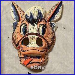 1962 MR ED TALKING HORSE Halloween Costume with Moving Mouth! BEN COOPER TV Show