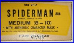 1963 Marvel Amazing Spider-man Halloween Costume & Box Stan Lee Marvelmania