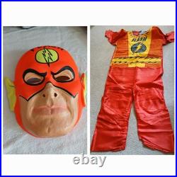 1965 Ben Cooper FLASH COSTUME DC Medium, Seldom Worn, No Box